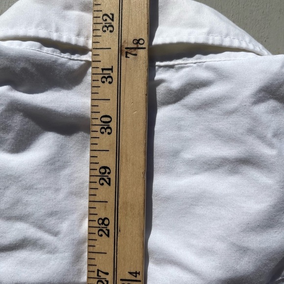 Men's Vintage Chute #1 Western Shirt White Embroidered M Ranch Rodeo Rockabilly - Picture 11 of 11